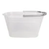 Plastic Bucket With Pouring Spouts, Side Grips & Handle