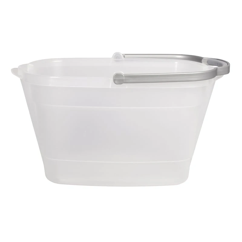 Plastic Bucket With Pouring Spouts, Side Grips & Handle 1 Plastic Bucket With Pouring Spouts, Side Grips & Handle