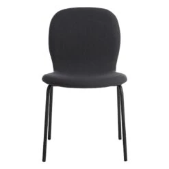 Preston Stackable Dining Chair, Charcoal -Furniture Store preston stackable dining chair charcoal 2