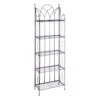 Providence 5-Tier Black Gothic Baker Rack With Metal Wire Shelves