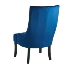 Providence Cassia Velvet Accent Chair, Navy Blue -Furniture Store providence cassia velvet accent chair navy blue 2