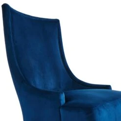 Providence Cassia Velvet Accent Chair, Navy Blue -Furniture Store providence cassia velvet accent chair navy blue 3