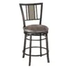 Providence Celine Grey Swivel Counter Stool, 24"
