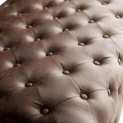 Providence Chesterfield Tufted Brown Faux Leather Ottoman 6 Providence Chesterfield Tufted Brown Faux Leather Ottoman -Furniture Store providence chesterfield tufted brown faux leather ottoman 2