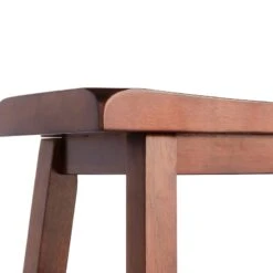 Providence Dark Oak Saddle Counter Stool, 24" 8 Providence Dark Oak Saddle Counter Stool, 24" -Furniture Store providence dark oak saddle counter stool 24 3