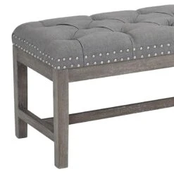 Providence Ferdinand Bench, Grey -Furniture Store providence ferdinand bench grey 3