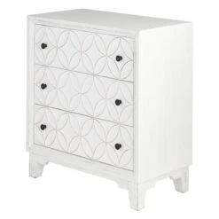 Providence Lorie White 3-Drawer Cabinet -Furniture Store providence lorie white 3 drawer cabinet 2