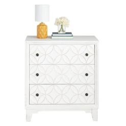 Providence Lorie White 3-Drawer Cabinet -Furniture Store providence lorie white 3 drawer cabinet 4
