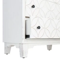 Providence Lorie White 3-Drawer Cabinet -Furniture Store providence lorie white 3 drawer cabinet 5