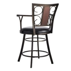 Providence Naomi Counter Stool, Brown -Furniture Store providence naomi counter stool brown 1