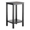 Providence Pratt Black Square Accent Table, 25"