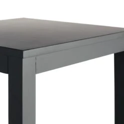 Providence Pratt Black Square Accent Table, 25" -Furniture Store providence pratt black square accent table 25 3