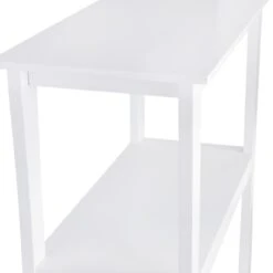 Providence Theodore White 3-Tier Thick Leg Bookshelf, 29" -Furniture Store providence theodore white 3 tier thick leg bookshelf 29 2