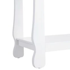 Providence Theodore White 3-Tier Thick Leg Bookshelf, 29" -Furniture Store providence theodore white 3 tier thick leg bookshelf 29 3