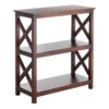 Providence Xavier 3-Tier Brown Bookshelf, 29"