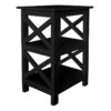 Providence Xavier Accent Table, Black