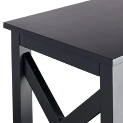 Providence Xavier Black 3-Tier Bookshelf, 29" -Furniture Store providence xavier black 3 tier bookshelf 29 3