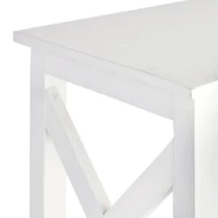 Providence Xavier White 3-Tier Bookshelf, 29" -Furniture Store providence xavier white 3 tier bookshelf 29 4