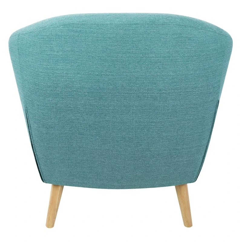 Rockwell Teal Mid-Century Modern Accent Chair 5 Rockwell Teal Mid-Century Modern Accent Chair - Image 5