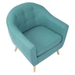 Rockwell Teal Mid-Century Modern Accent Chair 14 Rockwell Teal Mid-Century Modern Accent Chair -Furniture Store rockwell teal mid century modern accent chair 6