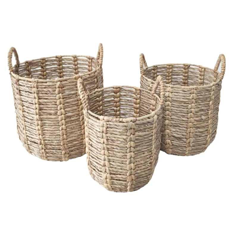 ROUND HYACINTH BASKET M 2 ROUND HYACINTH BASKET M - Image 2
