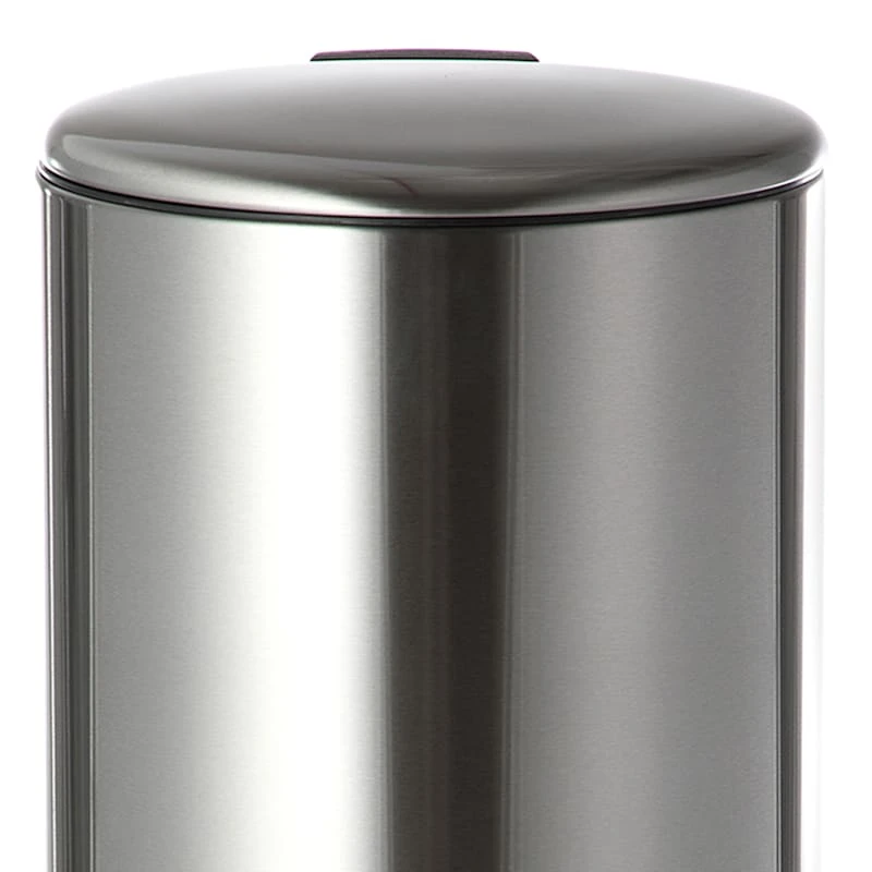 Round Stainless Steel Pedal Trash Bin With Thin Lid, 30l 6 Round Stainless Steel Pedal Trash Bin With Thin Lid, 30l - Image 6
