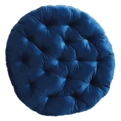 Sherpa Papasan, Navy Blue -Furniture Store sherpa papasan navy blue 3