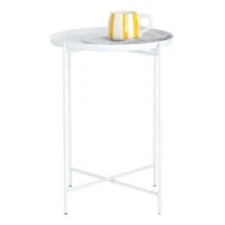 Tate Tray Side Table, White 6 Tate Tray Side Table, White -Furniture Store tate tray side table white 2