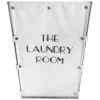 The Laundry Room Canvas Grey Laundry Hamper, Medium