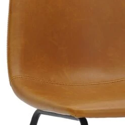 Tiny Dreamers Drake Kids Faux Leather Chair, Cognac -Furniture Store tiny dreamers drake kids faux leather chair cognac 5