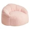 Tiny Dreamers Kids Laid Back Lounger, Strawberry Cream