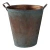 Tracey Boyd Antique Copper Basket, 14"
