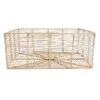 Tracey Boyd Gold Iron Rectangle Storage Basket, Large