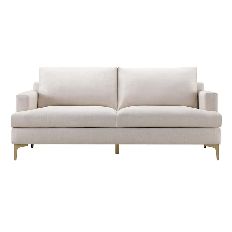 Tribeca Ivory Upholstered Sofa 2 Tribeca Ivory Upholstered Sofa - Image 2