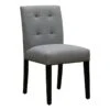 Tufted Dining Chair, Grey