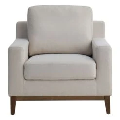 Ty Pennington Knox Upholstered Wooden Accent Chair -Furniture Store ty pennington knox upholstered wooden accent chair 2
