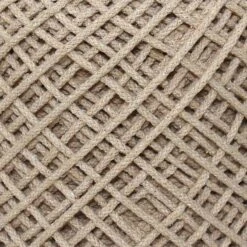 Ty Pennington Reid Twisted Ottoman, Wool Brown -Furniture Store ty pennington reid twisted ottoman wool brown 3