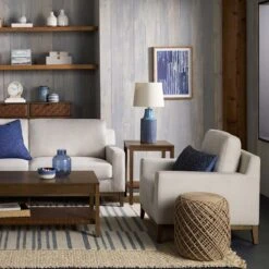 Ty Pennington Reid Twisted Ottoman, Wool Brown -Furniture Store ty pennington reid twisted ottoman wool brown 5