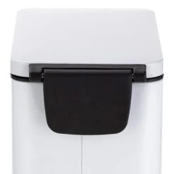 White Rectangle Pedal Bin, 9.7l 11 White Rectangle Pedal Bin, 9.7l -Furniture Store white rectangle pedal bin 9.7l 4