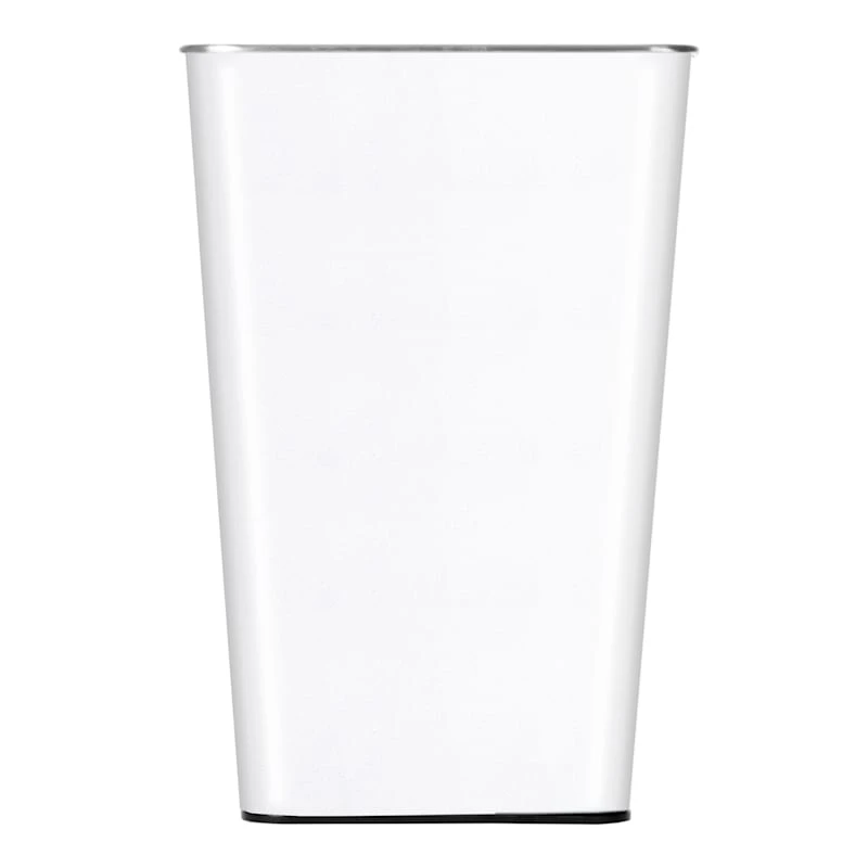 White Stainless Steel Open Top Bin, 11.7l 2 White Stainless Steel Open Top Bin, 11.7l - Image 2