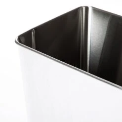 White Stainless Steel Open Top Bin, 11.7l 7 White Stainless Steel Open Top Bin, 11.7l -Furniture Store white stainless steel open top bin 11.7l 2