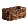 Woven Abaca Rectangle Shelf Tote, Medium